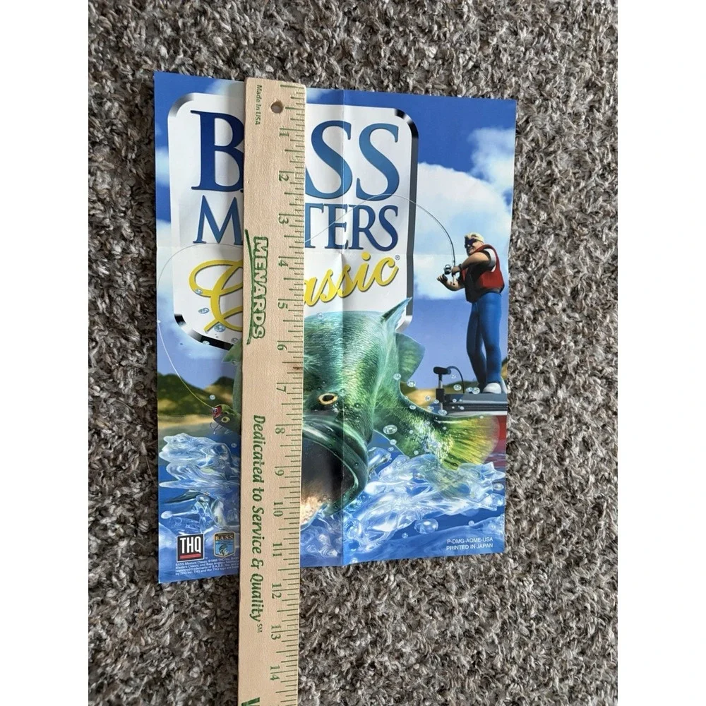 Bass Masters Classic P-DMG-AQME-USA Foldable Poster Nintendo Only